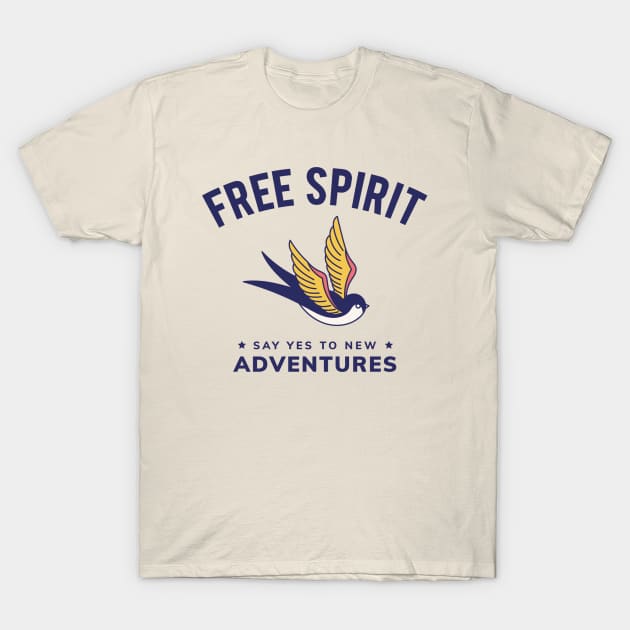 Free Spirit T-Shirt by RainbowAndJackson